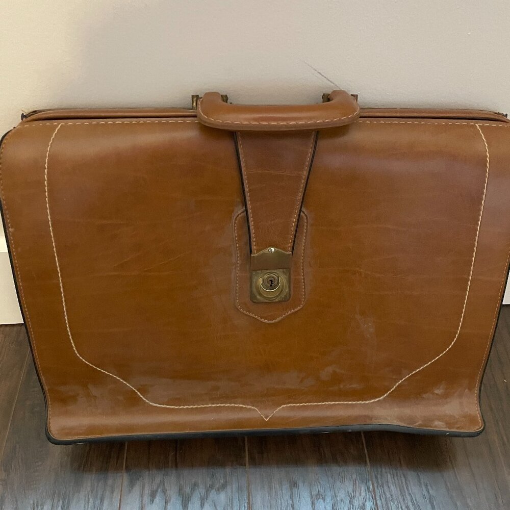 Antique Leather Briefcase